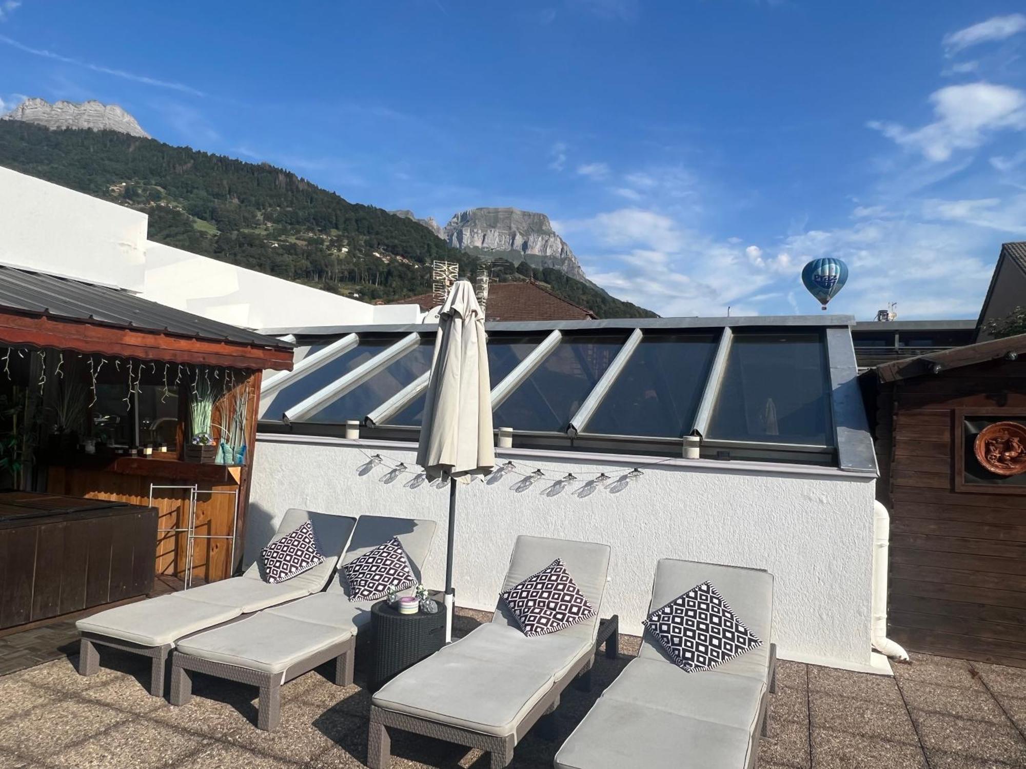Rooftop 1 - Jacuzzi Prive Au Pied Du Monte-Blanco سالونش المظهر الخارجي الصورة